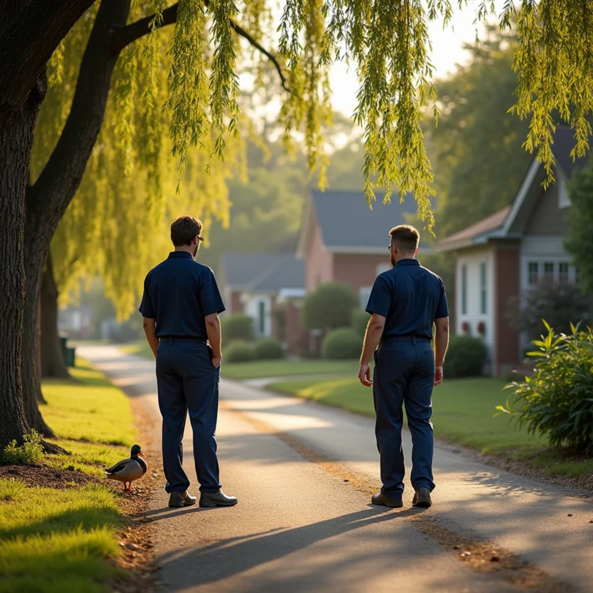 Neighborhood homes and setting in Bagdad, Kentucky where our HVAC crew regularly serves
