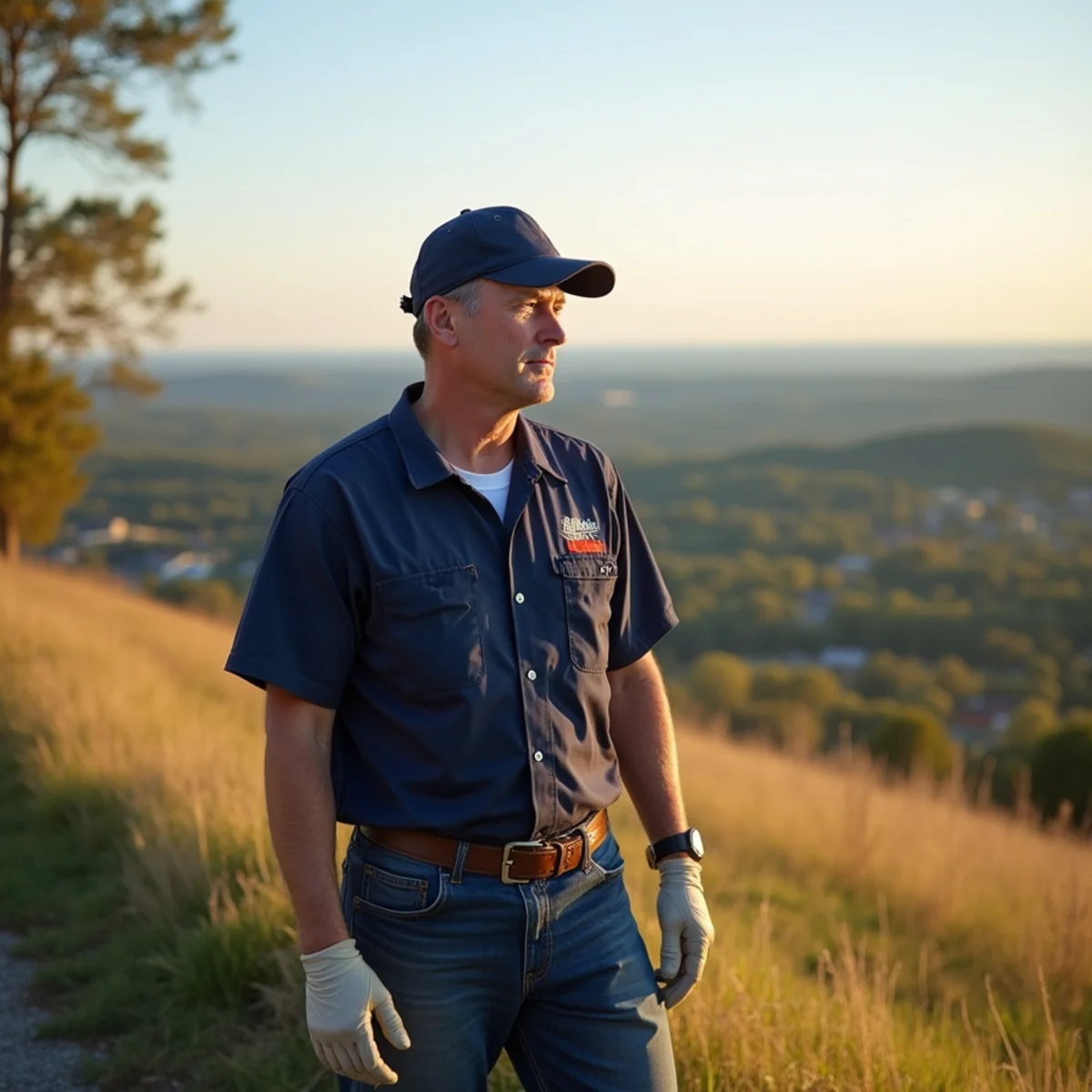 Neighborhood homes and setting in Bald Knob, Kentucky where our HVAC crew regularly serves