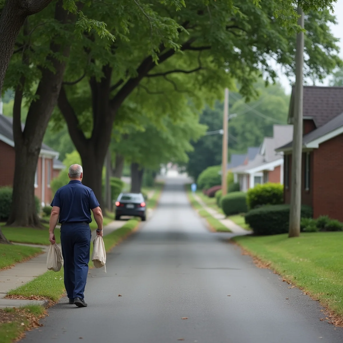 Neighborhood homes and setting in Bridgeport, Kentucky where our HVAC crew regularly serves