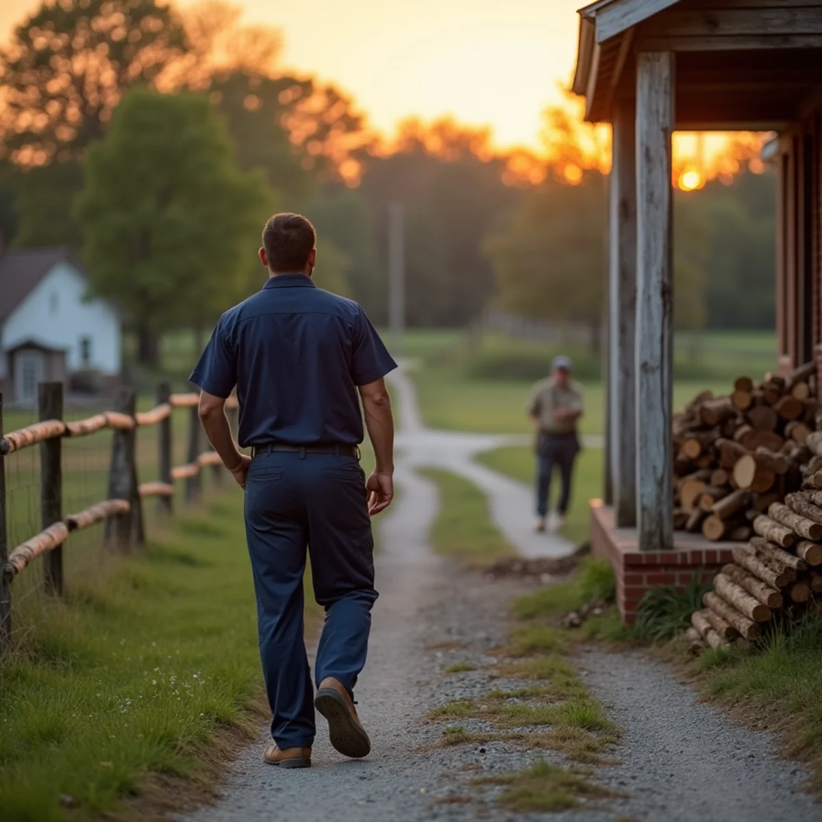 Neighborhood homes and setting in Choateville, Kentucky where our HVAC crew regularly serves