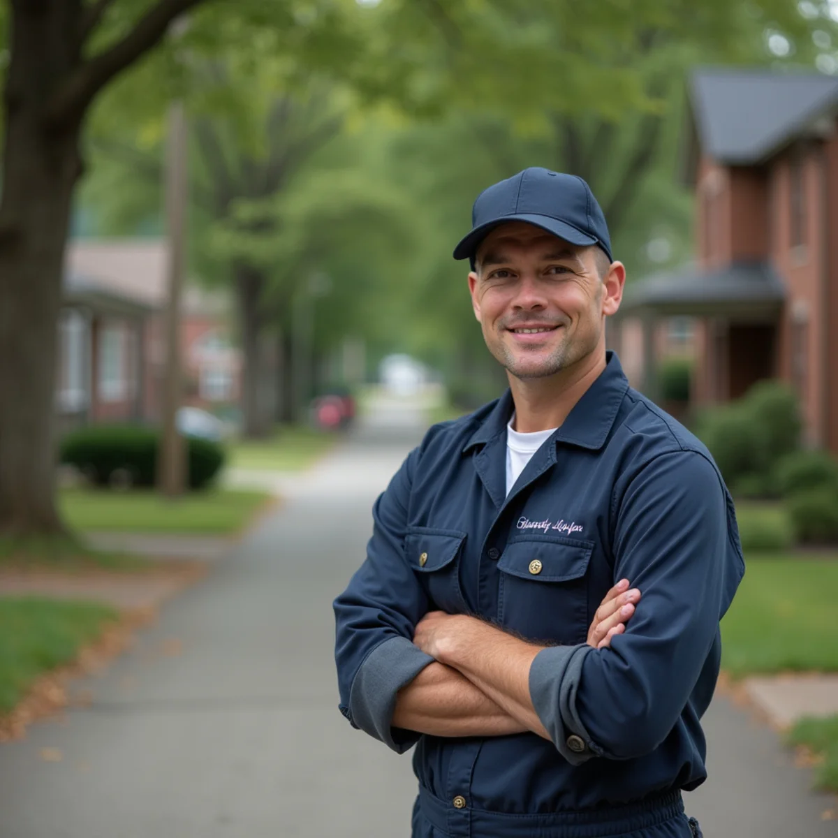 Neighborhood homes and setting in Eminence, Kentucky where our HVAC crew regularly serves