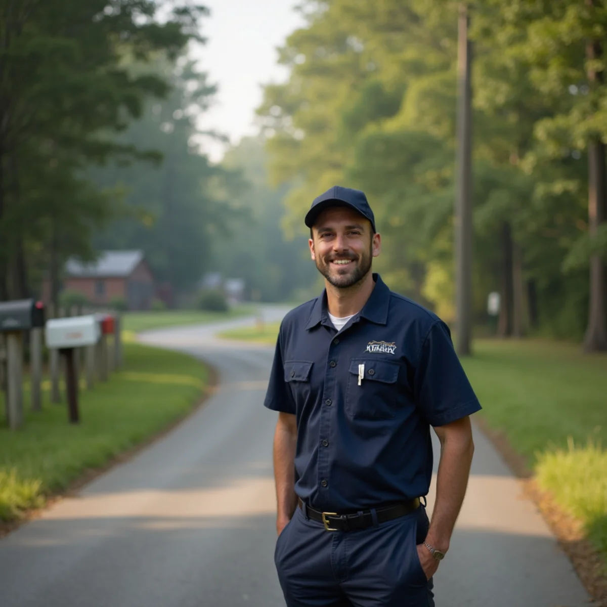 Neighborhood homes and setting in Evergreen, Kentucky where our HVAC crew regularly serves