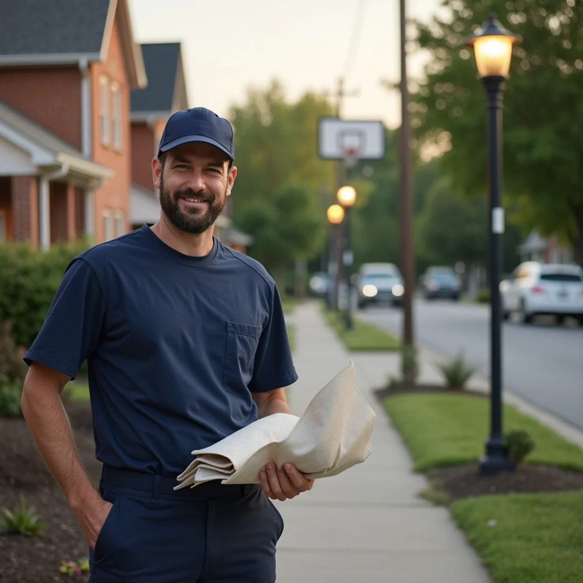 Neighborhood homes and setting in Thornhill, Kentucky where our HVAC crew regularly serves
