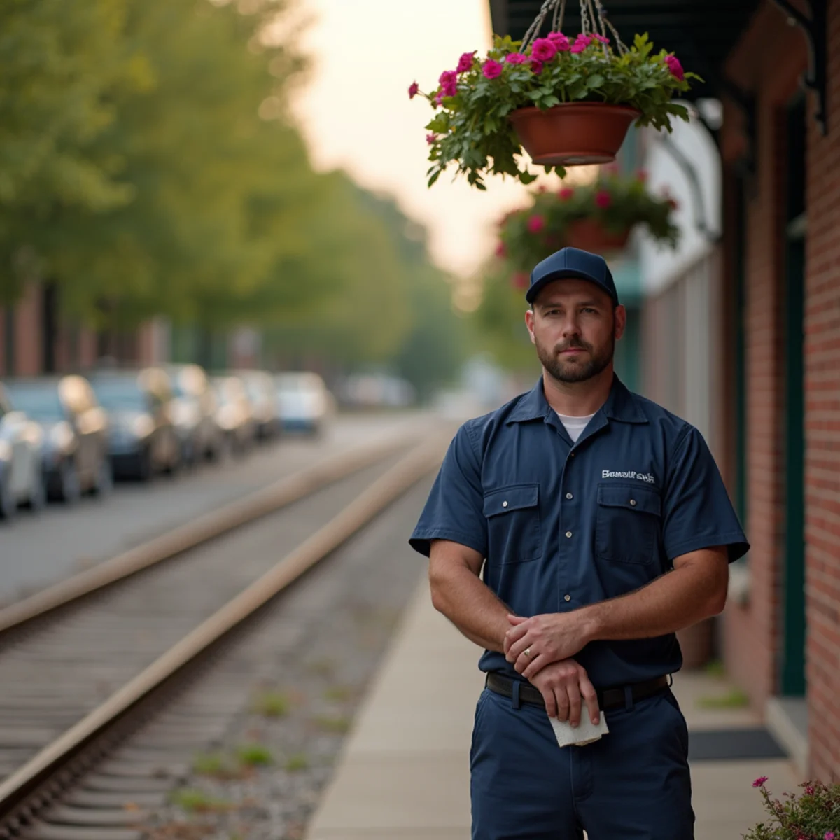 Neighborhood homes and setting in Midway, Kentucky where our HVAC crew regularly serves