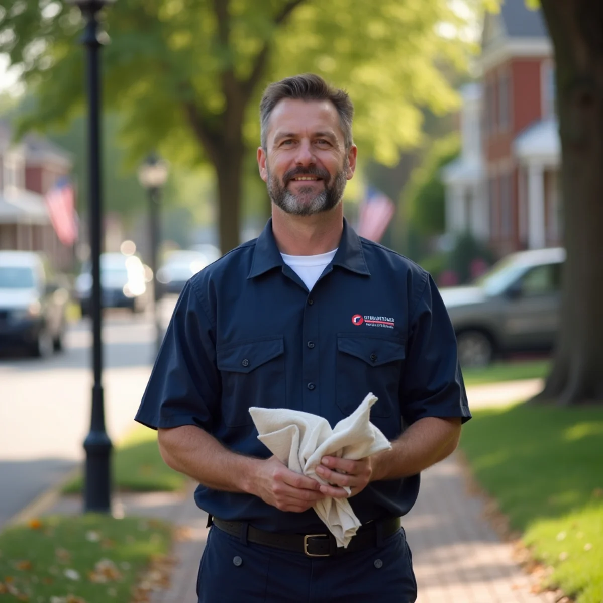 Neighborhood homes and setting in New Castle, Kentucky where our HVAC crew regularly serves