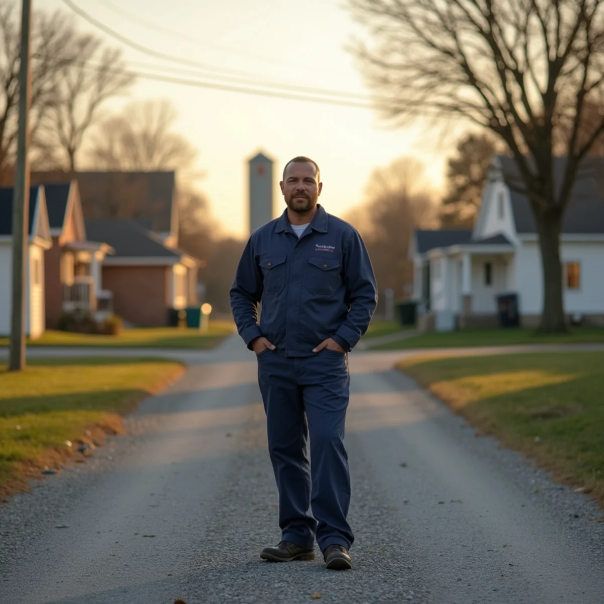 Neighborhood homes and setting in Stamping Ground, Kentucky where our HVAC crew regularly serves