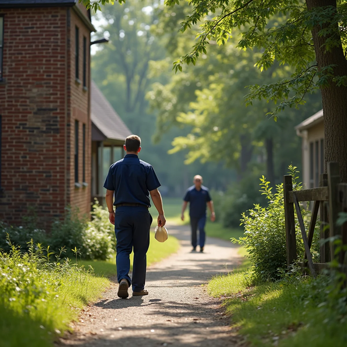 Neighborhood homes and setting in Switzer, Kentucky where our HVAC crew regularly serves