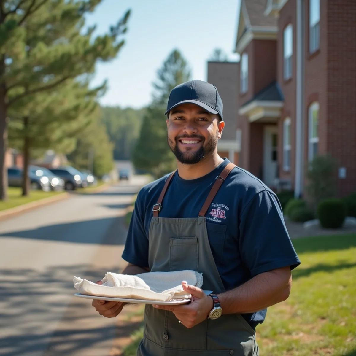 Neighborhood homes and setting in Taylorsville, Kentucky where our HVAC crew regularly serves