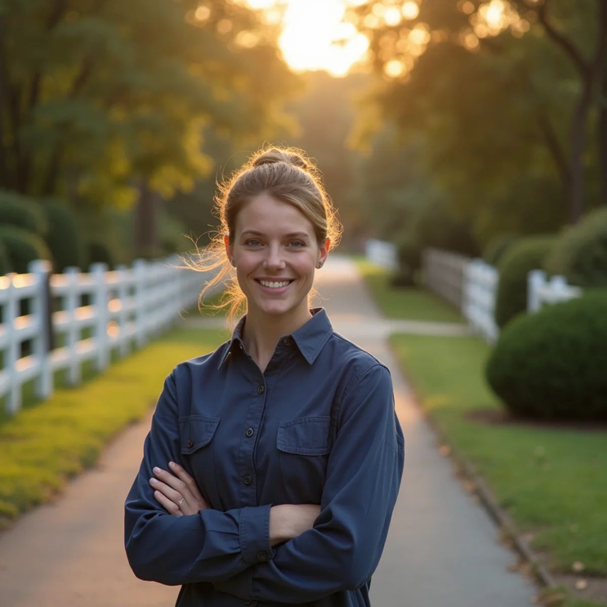 Neighborhood homes and setting in Versailles, Kentucky where our HVAC crew regularly serves