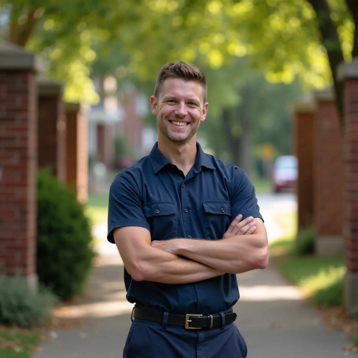 Neighborhood homes and setting in Wilmore, Kentucky where our HVAC crew regularly serves